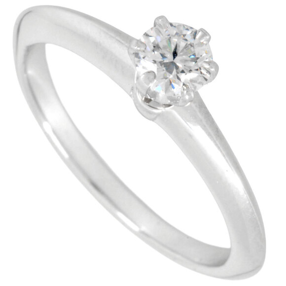 TIFFANY Silver Diamond Ring main image 0